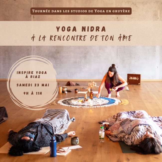 Yoga nidra - Inspire Yoga - samedi 23 mai