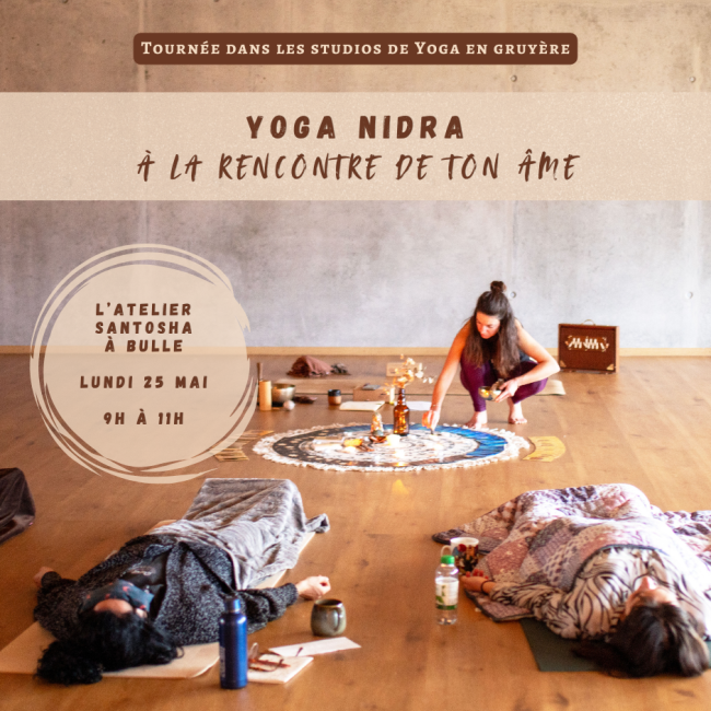 Yoga nidra - l'atelier Santosha - Lundi 25 mai