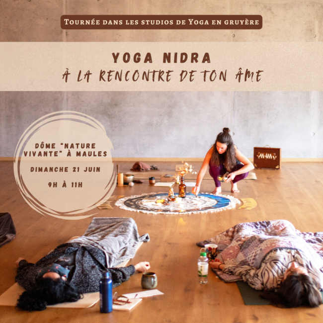 Yoga nidra - au dôme "Nature vivante" - Dimanche 21 juin