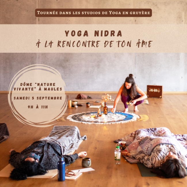 Yoga nidra - au dôme "Nature vivante" - Samedi 5 septembre